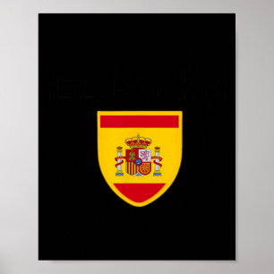Affiche Espana Maillot de Football Espagnol Ll Top