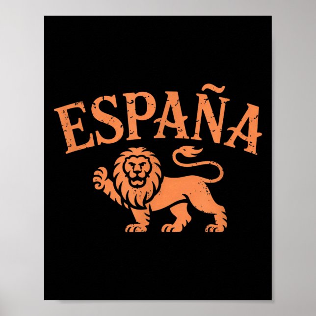 Affiche Espana Vintage Eagle Spain Heritage Pride  (Devant)