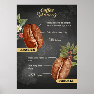 Affiche Espèces de café Lover Coffee