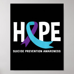 Affiche Espérons soutenir la prévention du suicide