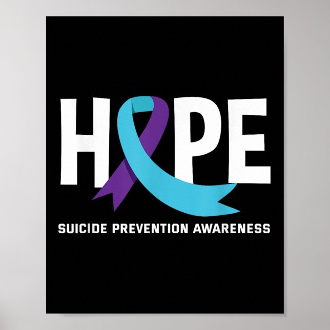 Affiche Espérons soutenir la prévention du suicide (Devant)