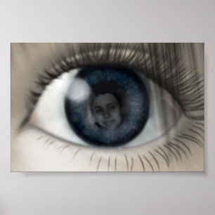 Affiche espion d'oeil