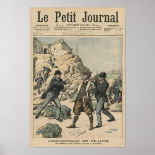 Affiche Espionage in France Arrest of an English colonel