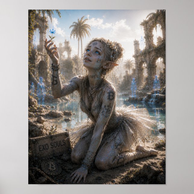 Affiche Espoir / Ballerine / Oasis du désert (Devant)