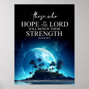 Affiche Espoir dans le Seigneur – Ésaïe 40:31