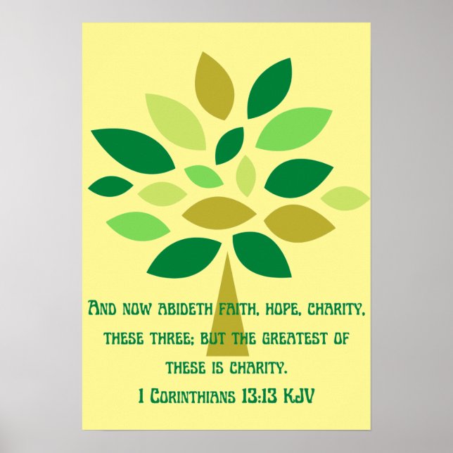 Affiche espoir de foi et inspiration caritative (Devant)