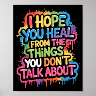 Affiche Espoir de guérison pour les choses dont on ne parl