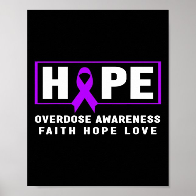 Affiche Espoir de sensibilisation aux surdoses (Devant)