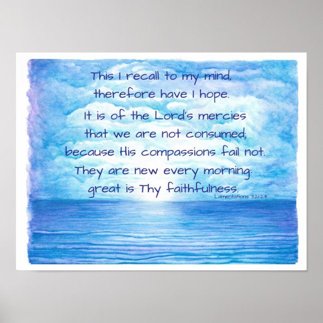 Affiche Espoir des Lamentations (Devant)