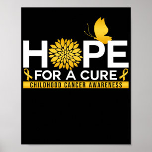 Affiche Espoir D'Une Sensibilisation Cure Au Cancer Chez L