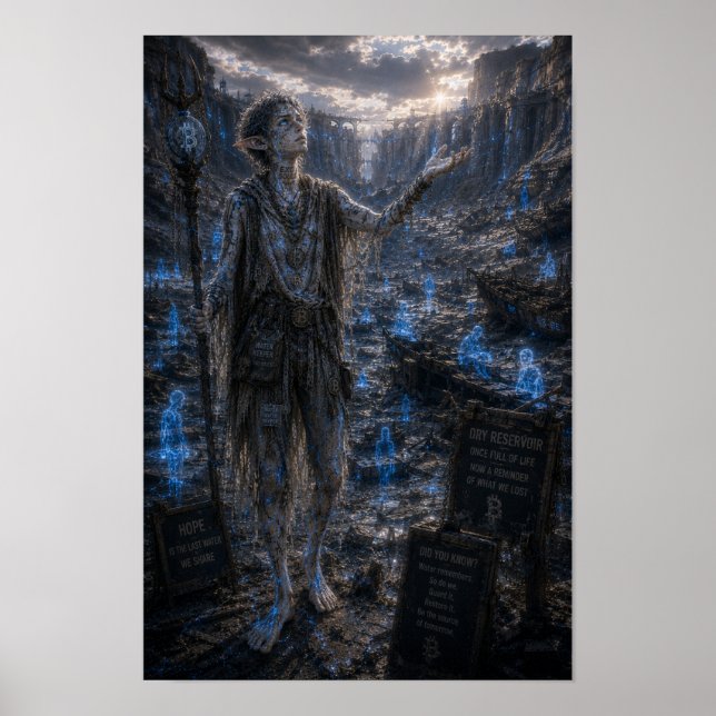 Affiche Espoir / Gardien de l'eau / Réservoir à sec (Devant)