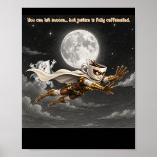 Affiche Espresso Enforcer contre Pillow Monster