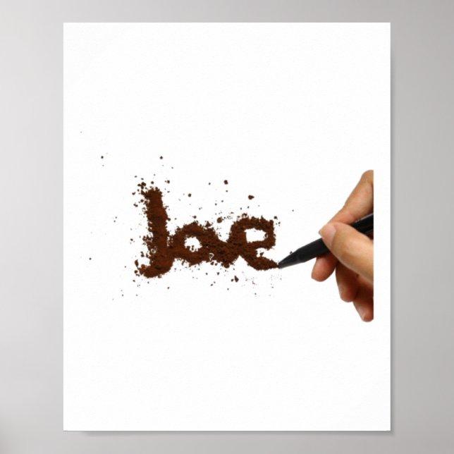 Affiche Espresso Explique L'Art De La Calligraphie Du Café (Devant)