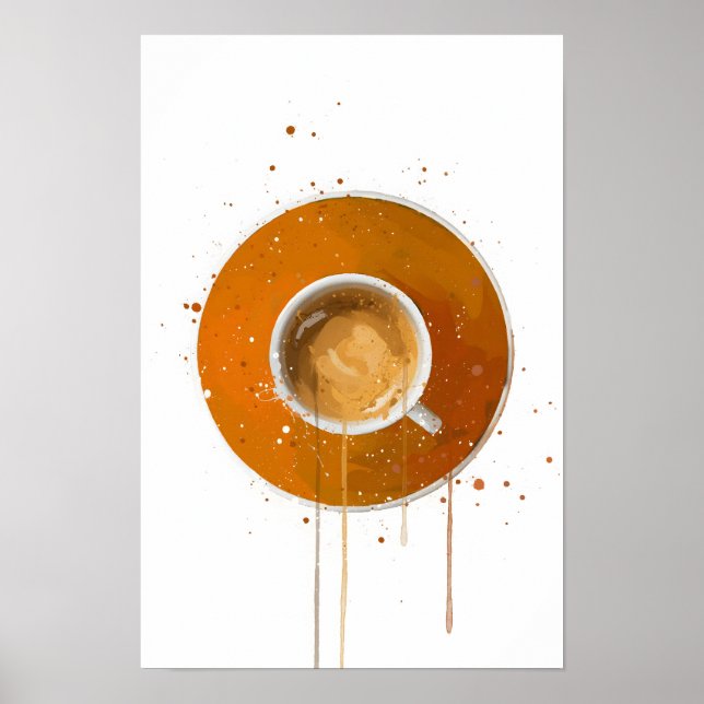 Affiche Espresso Orange (Devant)
