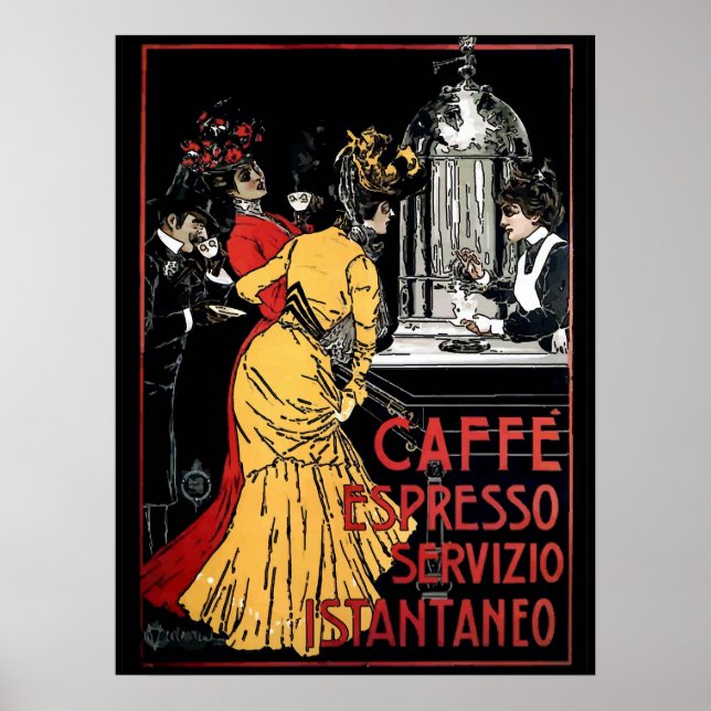 Affiche Espresso vintage (Devant)