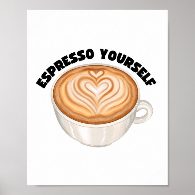 Affiche Espresso Yself Wall Art (Devant)