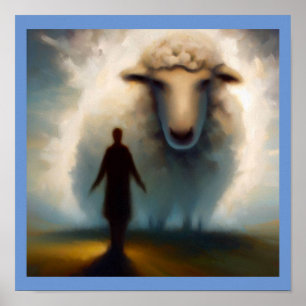 Affiche Esprit Animal Mouton 1