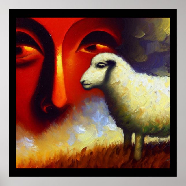 Affiche Esprit Animal Sheep 3 (Devant)