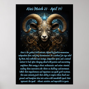 Affiche Esprit Bélier Ardant avec Illustration de Bélier O