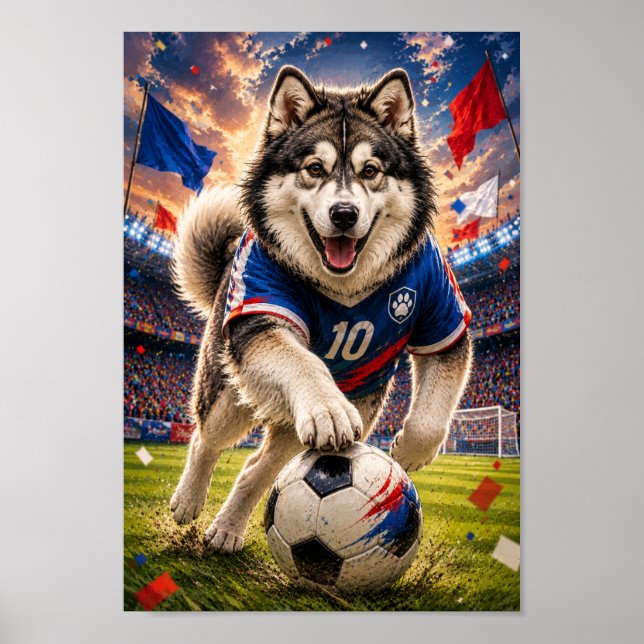 Affiche Esprit de championnat du Malamute d'Alaska (Devant)