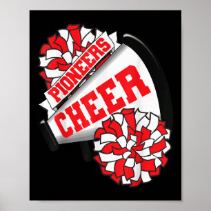 Affiche Esprit de Cheerleading des Pionniers de Retour à l