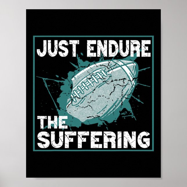 Affiche Esprit de football, endurez simplement la souffran (Devant)