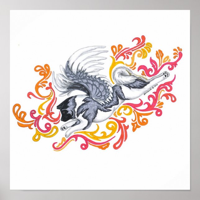 Affiche esprit de gardien akita (Devant)