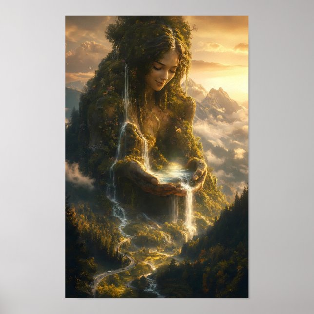 Affiche Esprit de la Terre d'Or de Merveille Silen (Devant)