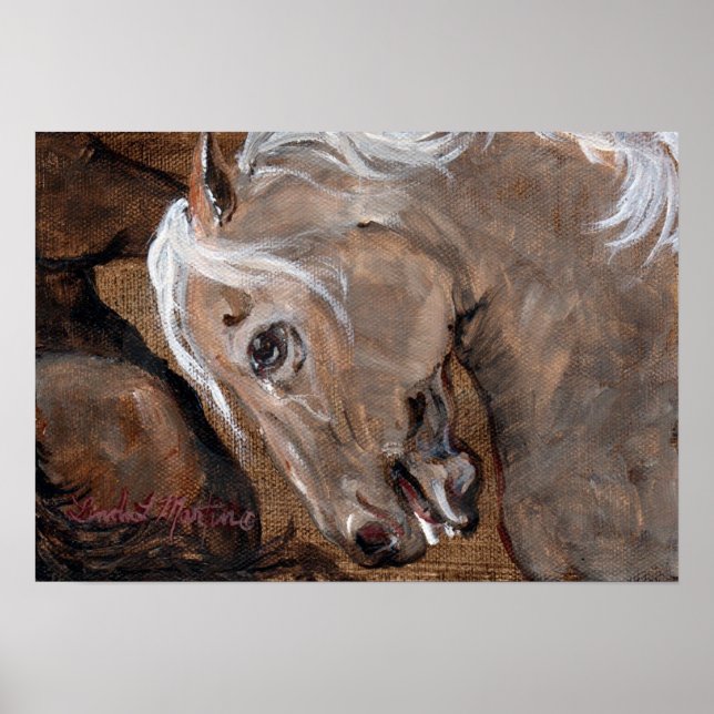 Affiche Esprit de la toile imprimée Mustang (Devant)