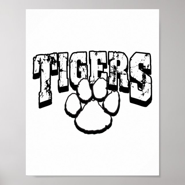 Affiche Esprit de l'école des Tigres Retour à l'école B  (Devant)