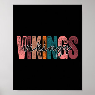 Affiche Esprit de l'équipe du fan sportif de l'école