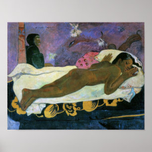 Affiche Esprit de l'observation des morts, Gauguin