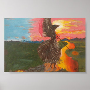 Affiche Esprit d'Eagle de chamans