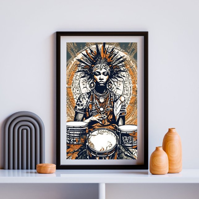 Affiche Esprit du Rythme Ancestral (Créateur téléchargé)