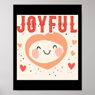 Affiche Esprit Joyeux Avec Un Coeur Génial