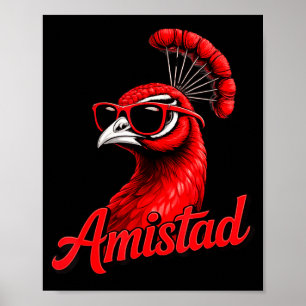 Affiche Esprit minimal de l'école d'amitié de la maison Am