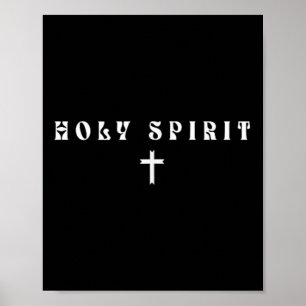 Affiche Esprit Saint Subtil Chrétien Minimaliste Foi Relig