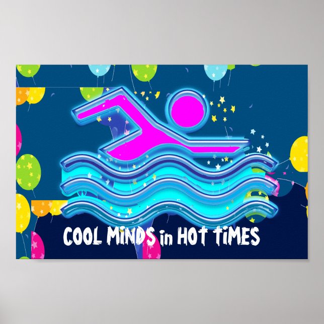 Affiche ESPRITS cool en TEMPS CHAUDS (Devant)
