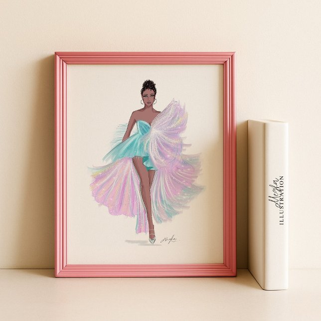 Affiche esquisse de mode, illustration, (Créateur téléchargé)