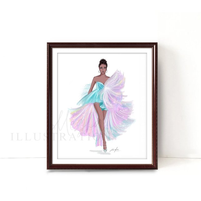 Affiche esquisse de mode, illustration, (Créateur téléchargé)