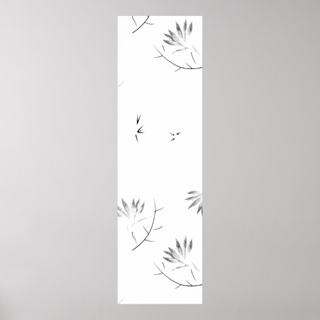 Affiche Esquisse, panneau central en granit (Devant)