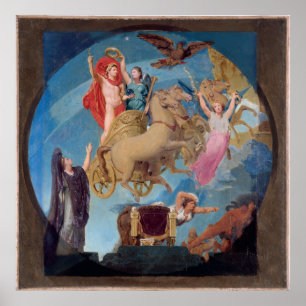 Affiche Esquisse pour l'Hôtel de Ville de Paris : Apothéos