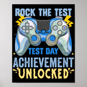 Affiche Essai Staar Test Exam Gamer Rock The Test 20 mai