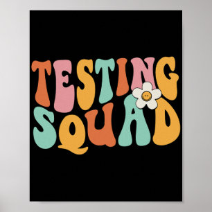 Affiche Essais super Équipe Test Jour Enseignant Motivatio