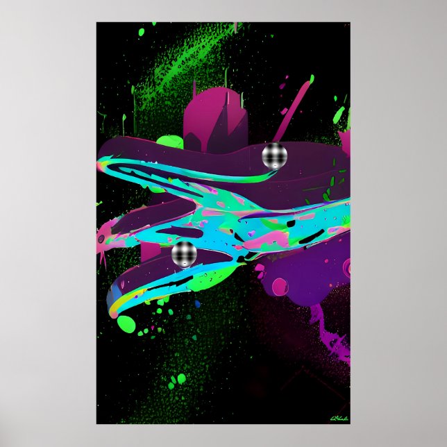 Affiche Esseloria - Ken Gage Abstrait (Devant)