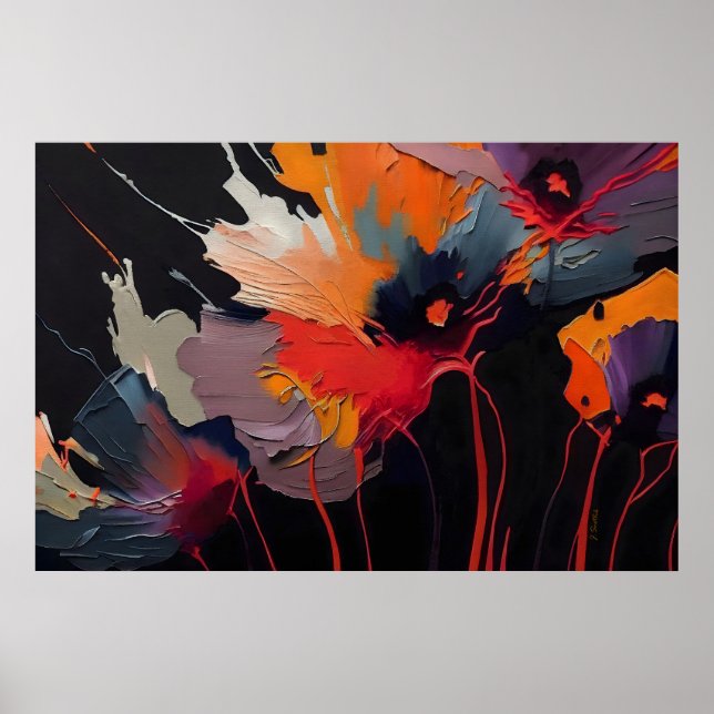 Affiche Essence du jardin I – Expression nocturne (Devant)