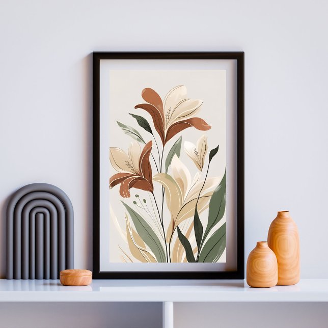 Affiche Essence fleur sauvage I (Créateur téléchargé)