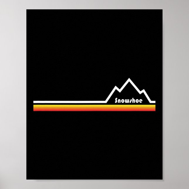 Affiche Esskay Designs Black Snowshoe (Devant)