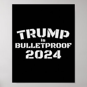 Affiche Est Bulletproof 2024 Fight! Combattez ! Combattez