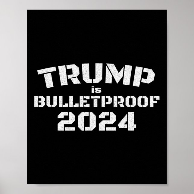 Affiche Est Bulletproof 2024 Fight! Combattez ! Combattez  (Devant)